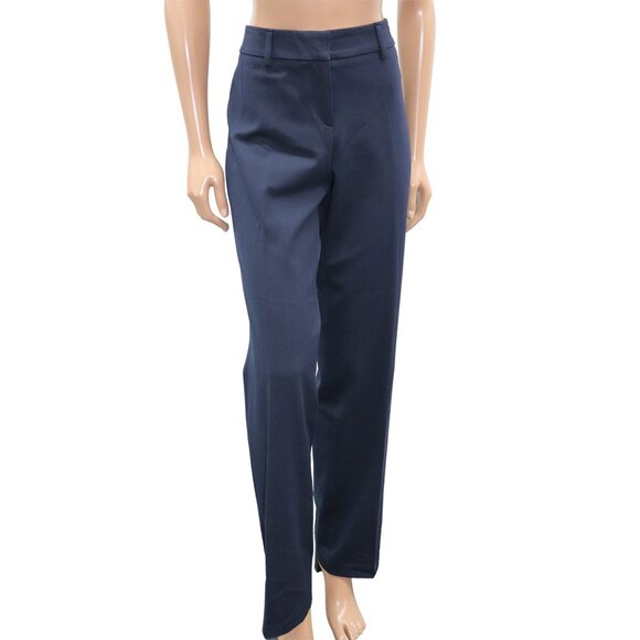 Tristan & Iseut Tailored Navy Pants Suit Blazer Size 10 - Picture 7 of 9